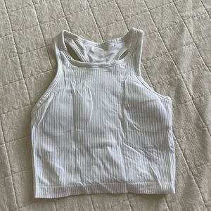 Lululemon Ebb to Street Cropped Racerback Tank Top